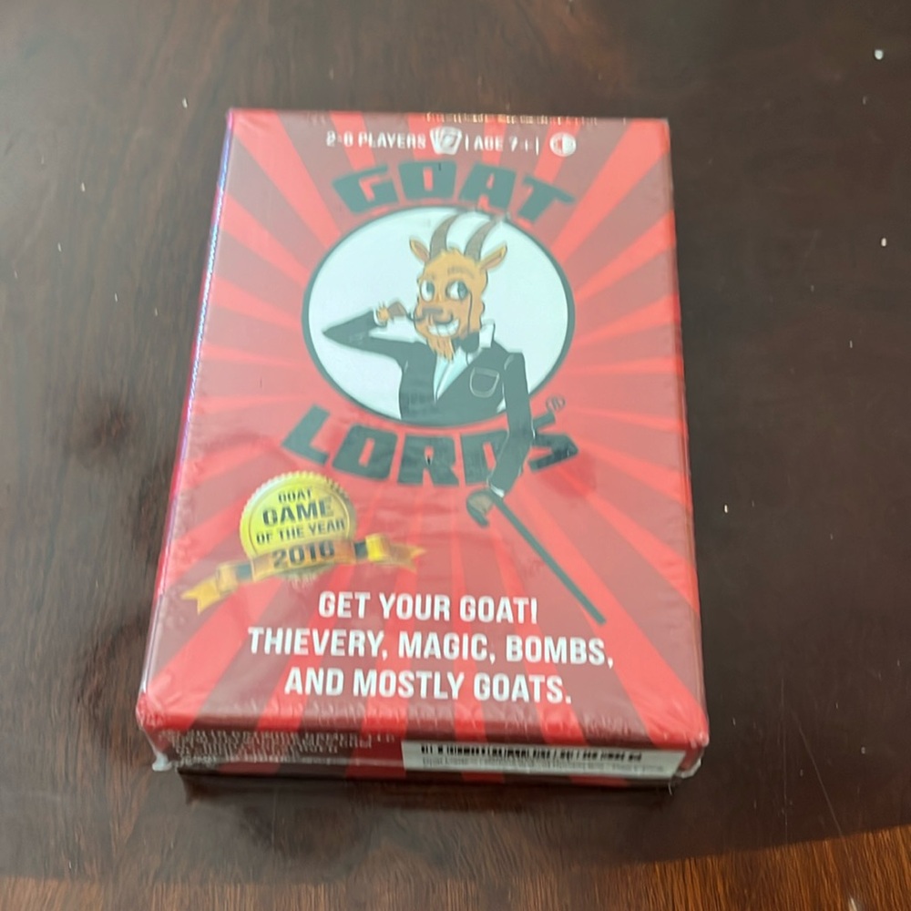 NWT GOAT LORDS Most Addicting Card Game for Adults, Teens, Kids Ages 7+ - Picture 1 of 4